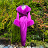 Shocking Violet "Cleo" Dressing Gown