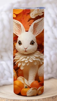 Image 2 of Fall Bunny Tumbler