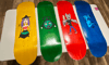 8.5" SPEC "Mixed Media Popsicle" deck- U.S.A. made!