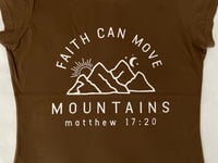 Image 1 of Faith Can Move Mountains in White Vinyl