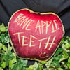 Bone Apple Teeth Plush Pillow!