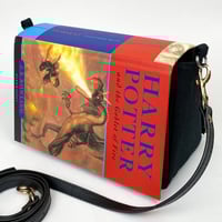 Image 1 of Goblet of Fire Book Purse, Harry Potter (MADE TO ORDER)