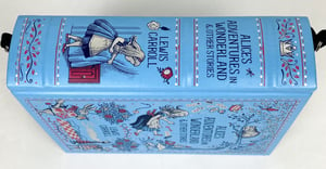 Image of Alice in Wonderland, Through the Looking Glass Book Purse, Lewis Carroll