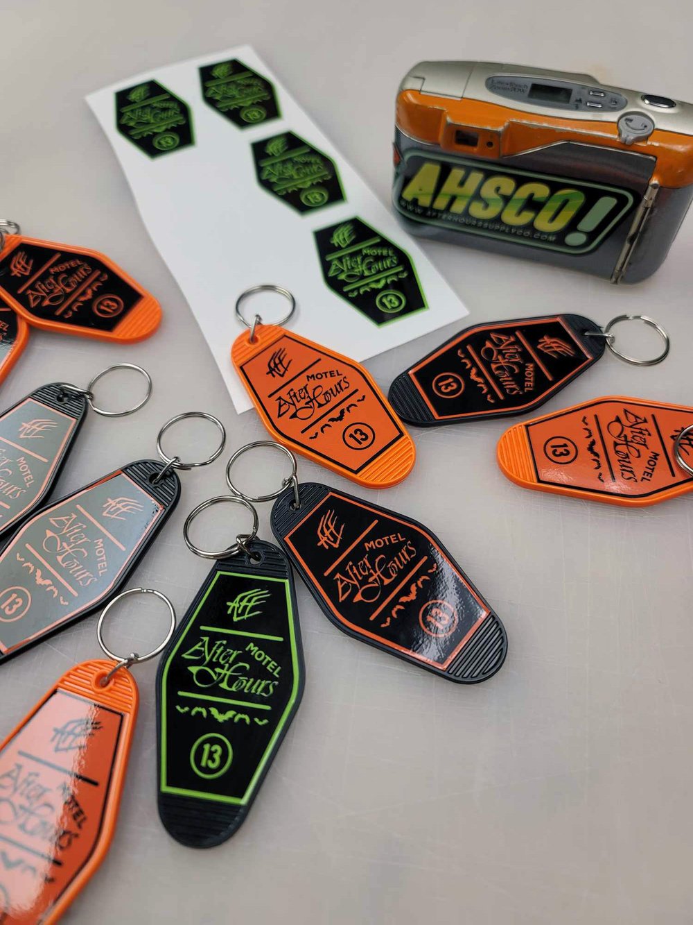 After Hours Haunted Motel Keychain