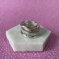 Image 1 of Make your own stacking rings - 3 hour morning, afternoon or evening workshop
