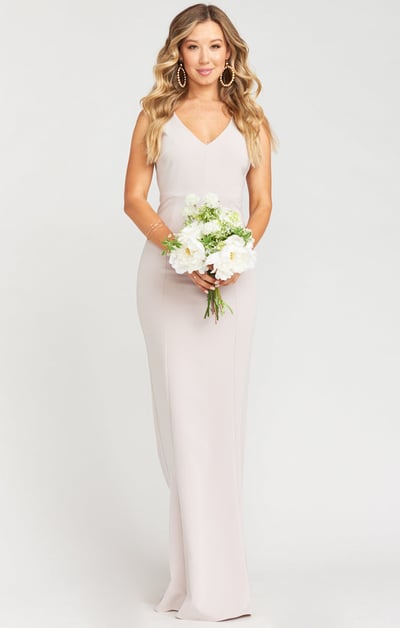 Image of Morgan Gown ~ Show Me The Ring Stretch Crepe