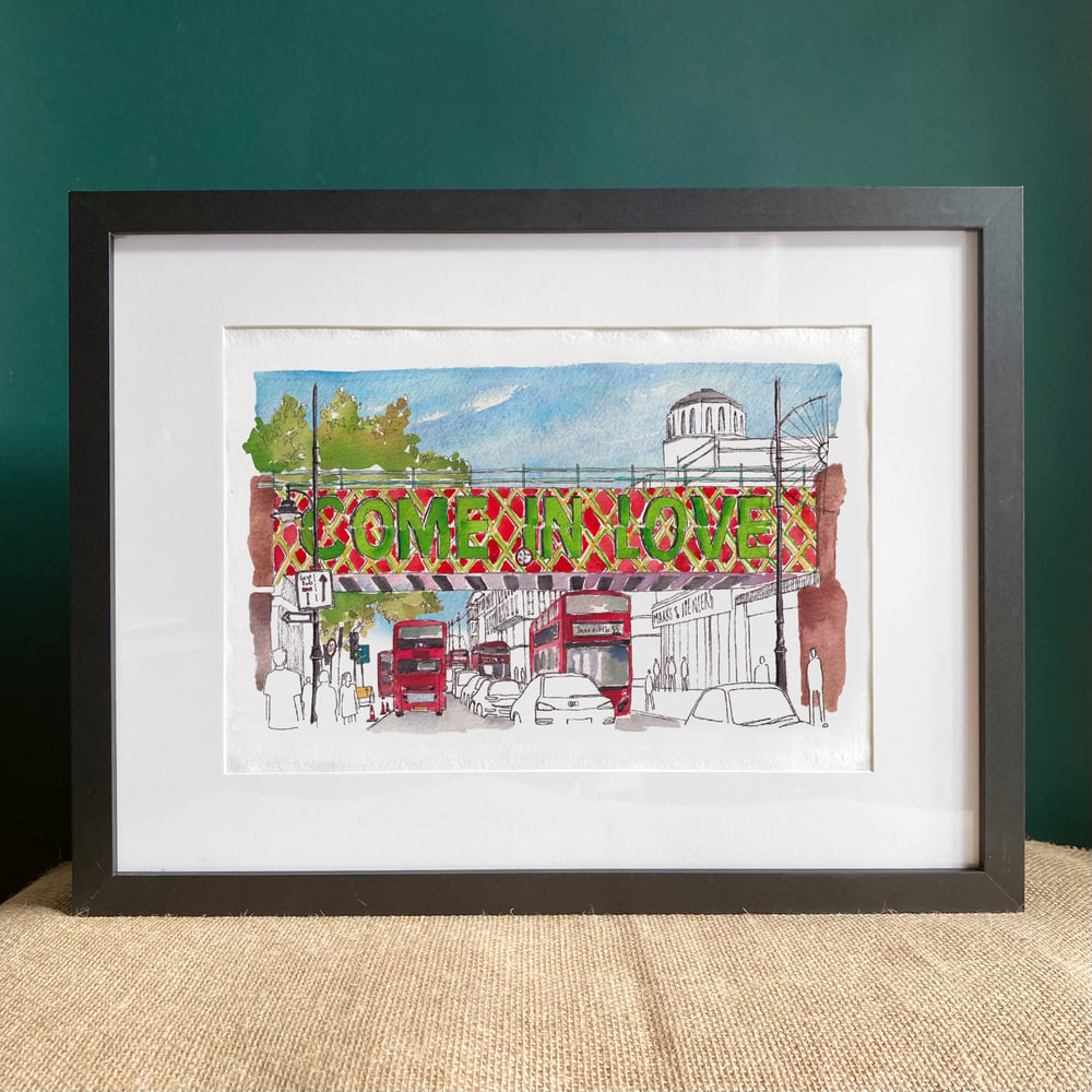 Image of brixton come in love print