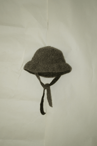 Image 1 of cloche tied hat