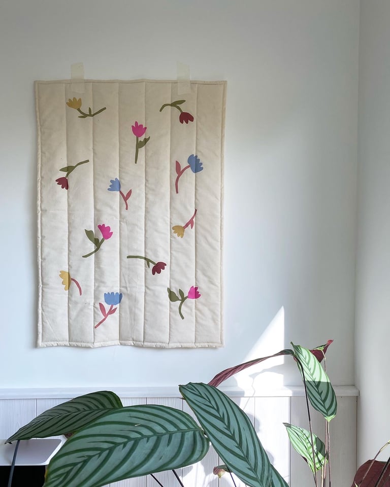 Édredon " les fleurs " Image 2