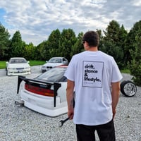 Image 2 of DRIFT, STANCE & LIFESTYLE WHITE TEE