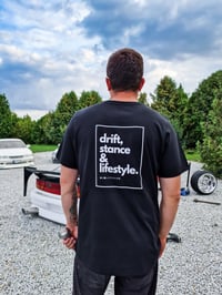 Image 2 of DRIFT, STANCE & LIFESTYLE BLACK TEE