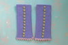 Wrist Worms, Dots, Lilac & Dijon & Pink (unique)