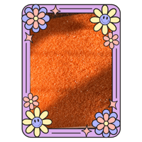 Neon Pumpkin Fine glitter