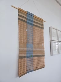 Image 1 of Naturally Dyed Woven Wall Hanging Textile Wall Art