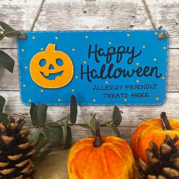 Image of Allergy Friendly Halloween Sign