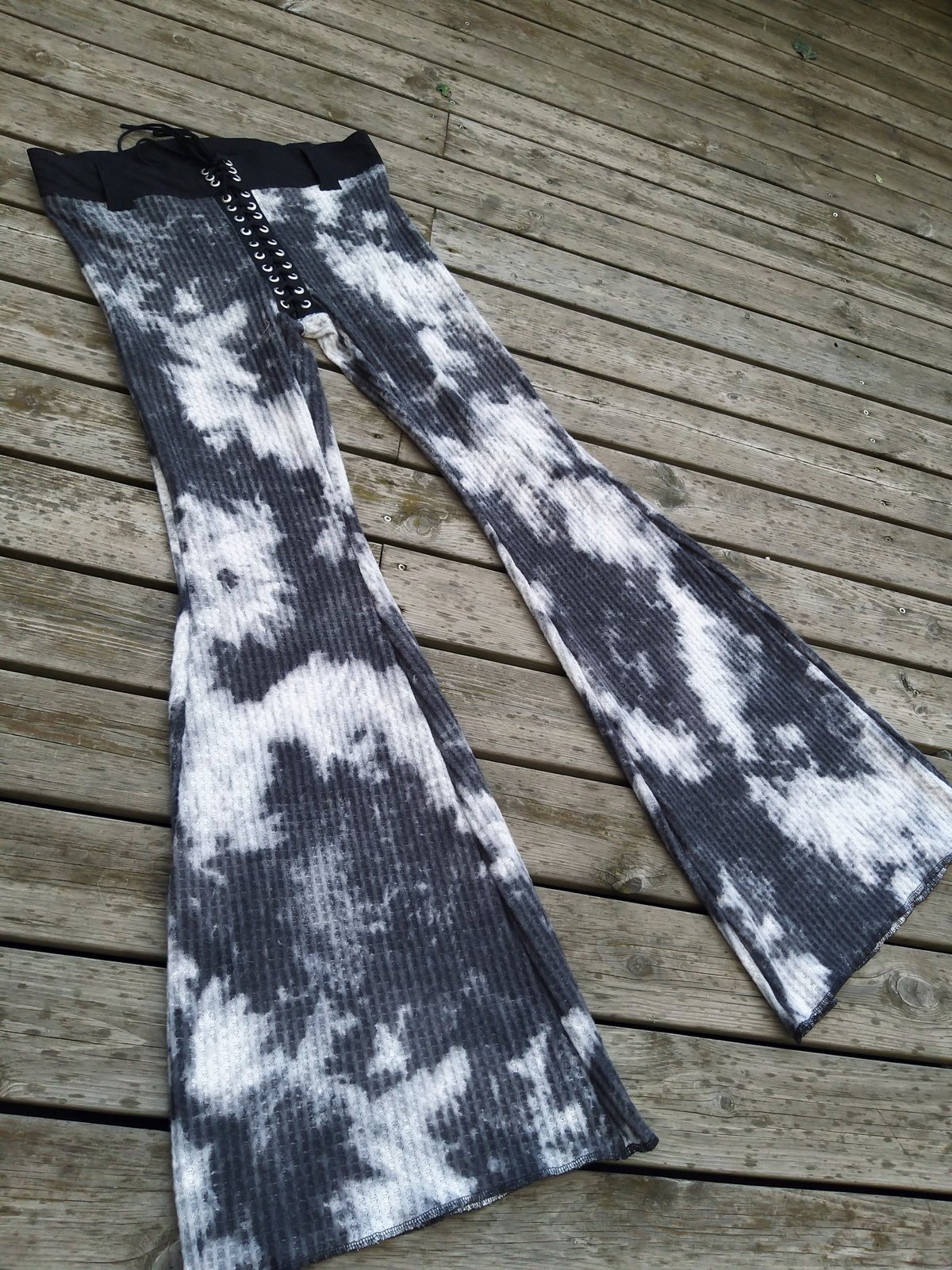 Image of Flared tie-dye pants size S/M