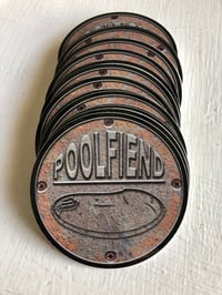 Image 1 of PoolFiend "The Badge" Color Sticker