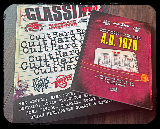 Image of CLASSIX eXtra! - CULT HARD ROCK + CLASSIXBOOK 'A.D. 1970' (spedizione via corriere)