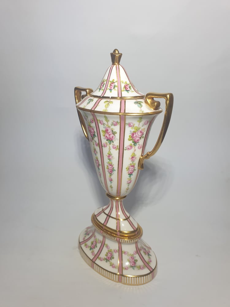 Image of Minton Twin Handled Trophy Vase and Cover