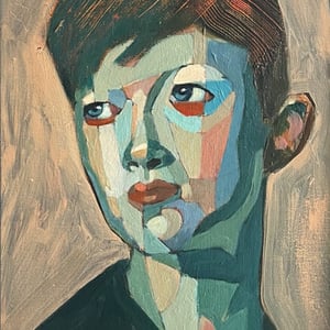 Image of 'Sometimes he Wakes so Far from Himself,' - Painting Poppy Ellis