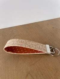 Image 1 of Light Pumpkins Fabric Key Fobs - Free Shipping!