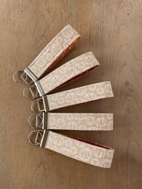 Image 4 of Light Pumpkins Fabric Key Fobs - Free Shipping!