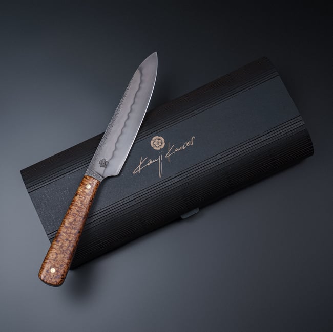 Petty knife with hamon | Kanji Knives