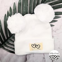 Image 5 of HAT: Pom Pom Heart