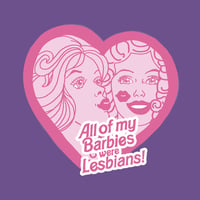 Image 2 of Lesbian Barbie print