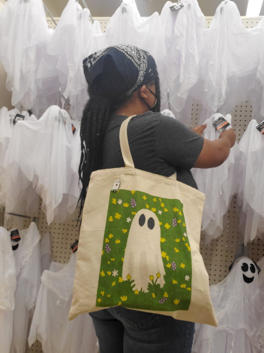 Image of Garden Ghostie Tote