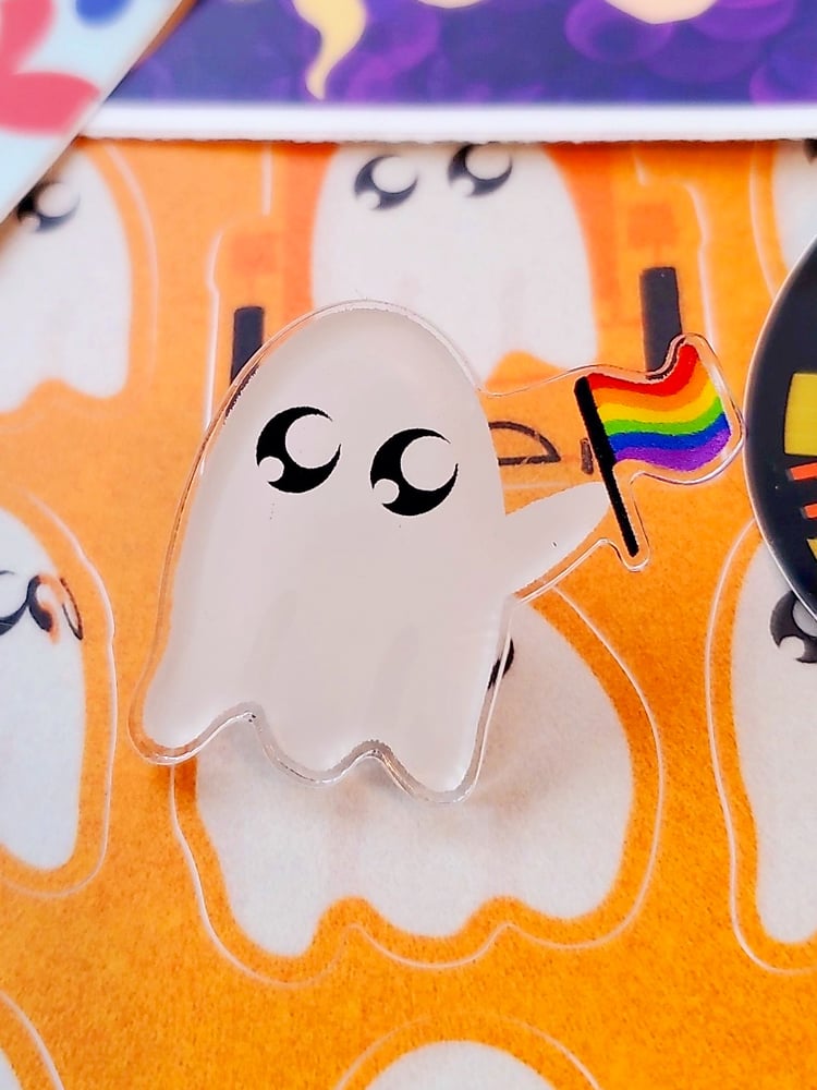 Image of Pride Ghostie Pin