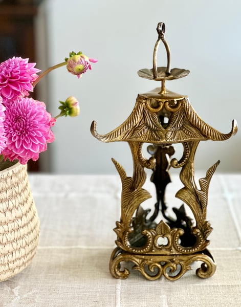 Image of Vintage style Brass Pagoda