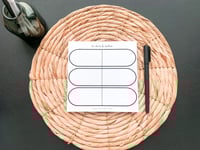 Image 1 of To Do's + Notes 6" x 6" Notepad