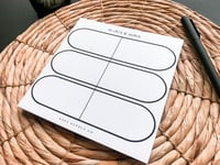 Image 2 of To Do's + Notes 6" x 6" Notepad