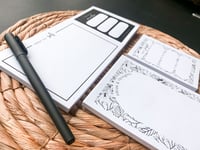 Image 2 of Floral 3 Piece Notepad Set