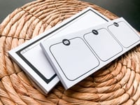 Image 4 of Set of 3 Black and White Notepads