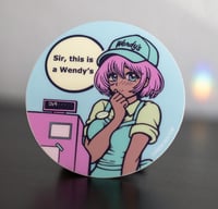 Image 3 of "Sir, this is a Wendy's" Coaster & Sticker Set