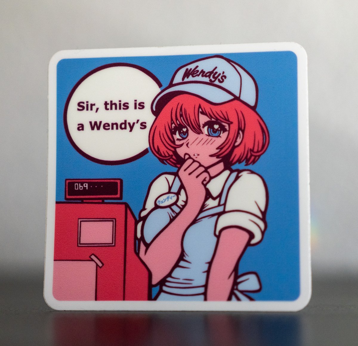 Image of "Sir, this is a Wendy's" Coaster & Sticker Set