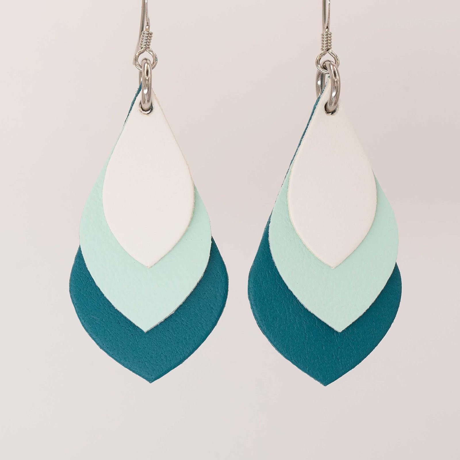 Turquoise 2024 leather earrings