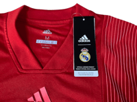 Image of adidas Icons Real Madrid  Limited Edition Shirt Red Size Medium 