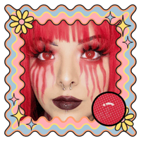 Halloween Red Mesh