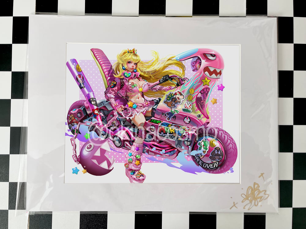 Matted Print - Princess Mobile