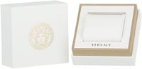 Image 4 of Versace Tonneau Collection Luxury Womens Watch Timepiece with a Gold Bracelet Featuring a Gold Case 