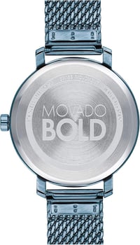 Image 5 of Movado Bold Evolution Women's Swiss Quartz Stainless Steel and Mesh Bracelet Casual Watch, Color: Bl