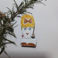 Image 1 of Enamel Brooch - Debutante (EJ033)