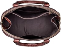 Image 2 of Maxwell Scott | Women's Luxury Leather Classic Purse Bag | The Rosa Croco | Handmade In Italy