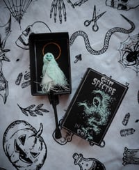 Image 1 of Pocket Phantom Mini Puppet (ghostly green with ring halo)
