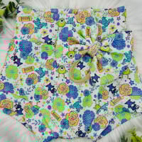 Image 1 of Floral Monsters Bummies/Bows