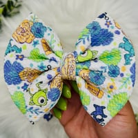 Image 3 of Floral Monsters Bummies/Bows