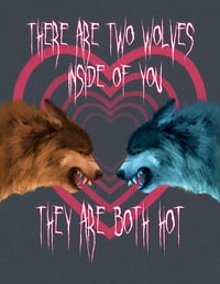 Image of WOLFHEARTS Art print 